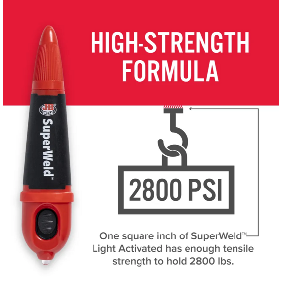 J-B WELD UV vytvrzované vteřinové lepidlo SuperWeld Light-Cure (5g) 33301