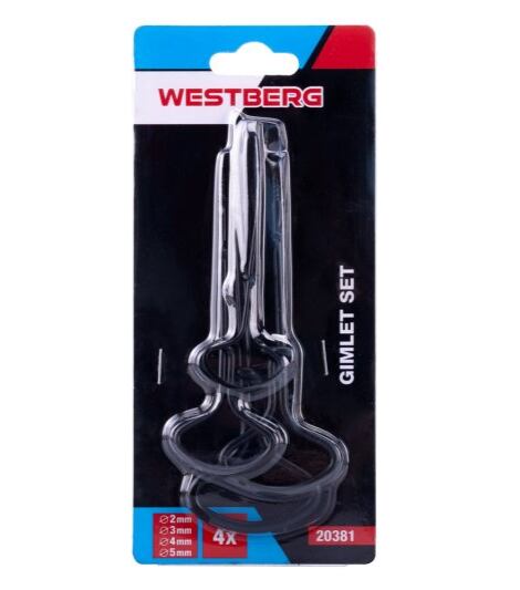 WESTBERG nebozezy sada 2,0 - 5,0mm, 4-dílná 20381