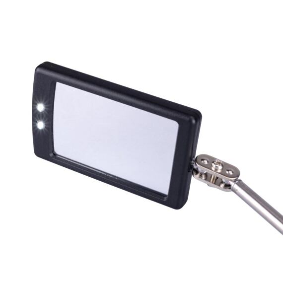 WESTBERG zrcátko teleskopické 290-880mm s LED osvětlením, 13291