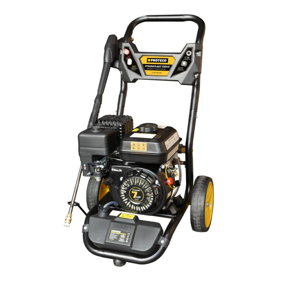 PROTECO vysokotlaká myčka motorová, 200bar, 540l/h., samonasávací, 51.06-CBV-200