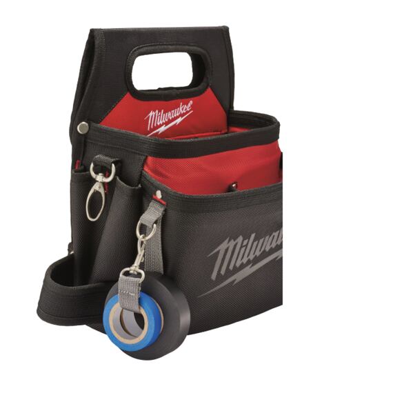 MILWAUKEE 4932500308 elektrikářská brašna na opasek, vyrobena z balistického nylonu, dvojité prošití