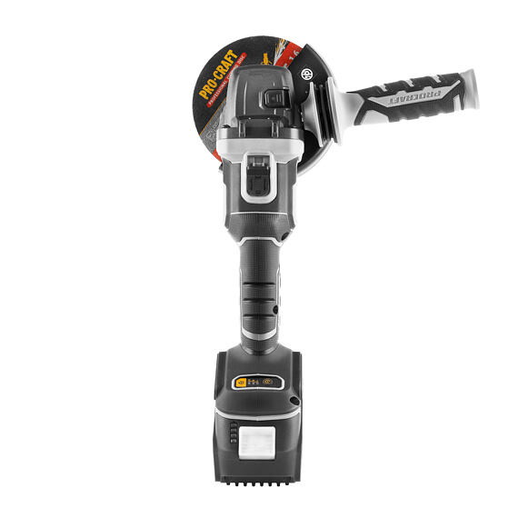 PROCRAFT INDUSTRIAL AG125B-1B-C aku bezuhlíková úhlová bruska 20V/4Ah, 3 rychlosti, kufr