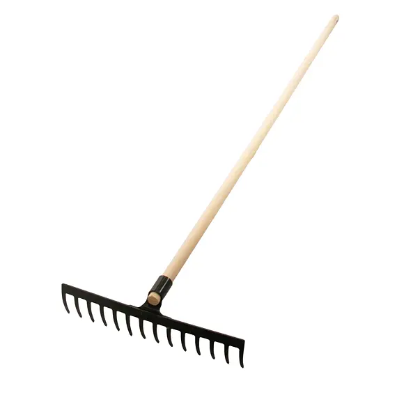 hrábě železné 14z, 39,5cm s násadou 150cm, PROFI, 465633