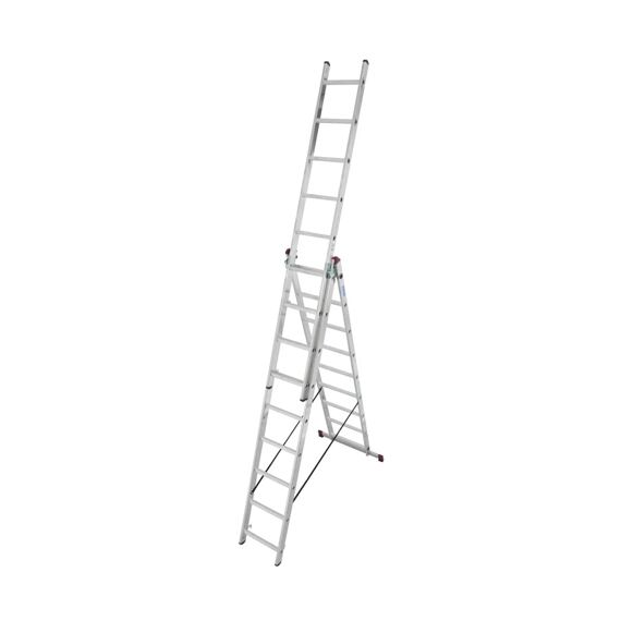 KRAUSE žebřík 3*9 univerzální s úpravou na schody 250/390/530cm 10.66-S-3-09-KR