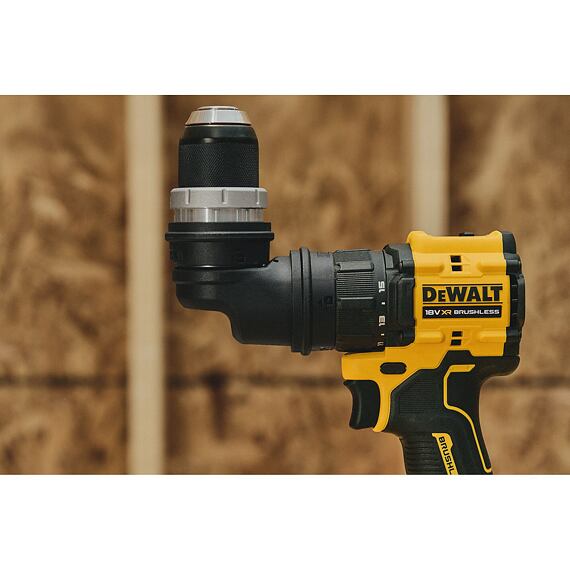 DeWalt DCD803NT aku bezuhlíková příklepová vrtačka a 4 výměnné hlavy 18V, 73Nm, kufr TSTAK, bez aku