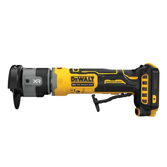 DeWalt DCG430N aku přímá řezačka 18V XR, pro kotouče 76mm, bezuhlíkový motor, bez baterie