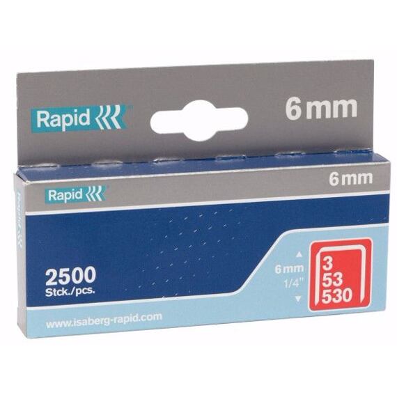 RAPID sponky 53/6mm 2500ks 856225