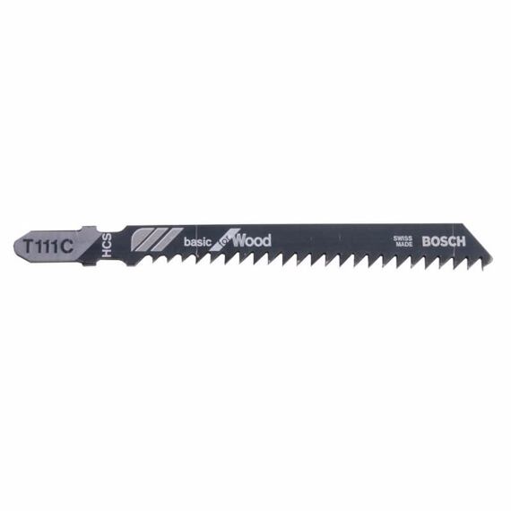 BOSCH 2608630033 pilky do přímočarky T111C 100mm, dřevo, vláknité desky 5ks