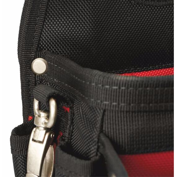 MILWAUKEE 48228112 elektrikářská brašna na opasek, vyrobena z balistického nylonu, dvojité prošití