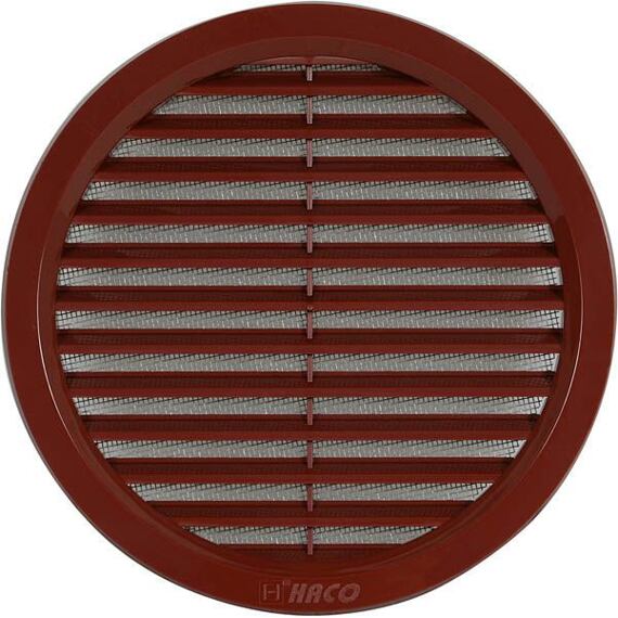 HACO mriežka vetracia 150mm so sieťovinou PH hnedá 413177