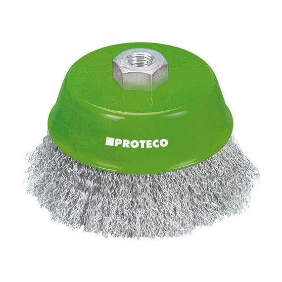 PROTECO kartáč hrnkový 100mm, závit M14x2 0,35mm 10.231-100-NER