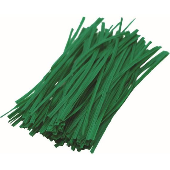 drát ocelový 0,4*150mm, 100ks, PVC zelený 1950299