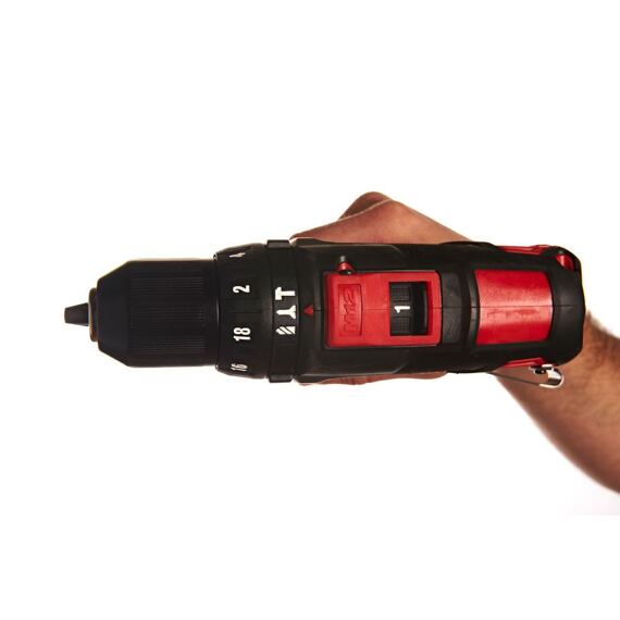 MILWAUKEE M12 BPD-0 aku příklepová vrtačka 12V, 38Nm, 0-400/1500 ot./min bez baterie