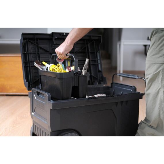 STANLEY STST1-70715 pojazdný box 61*38*41cm, objem 57l, organizér vo veku