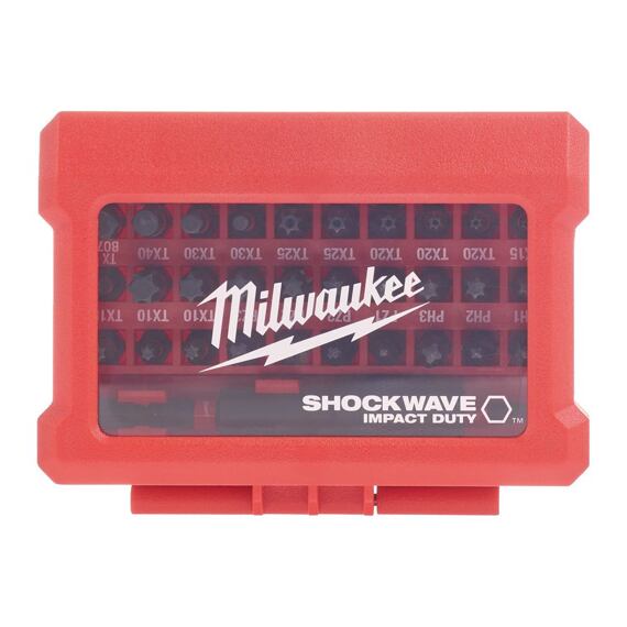 MILWAUKEE 4932464240 sada bitů 32ks ShockWave Impact Duty PH+PZ+TORX+Imbus