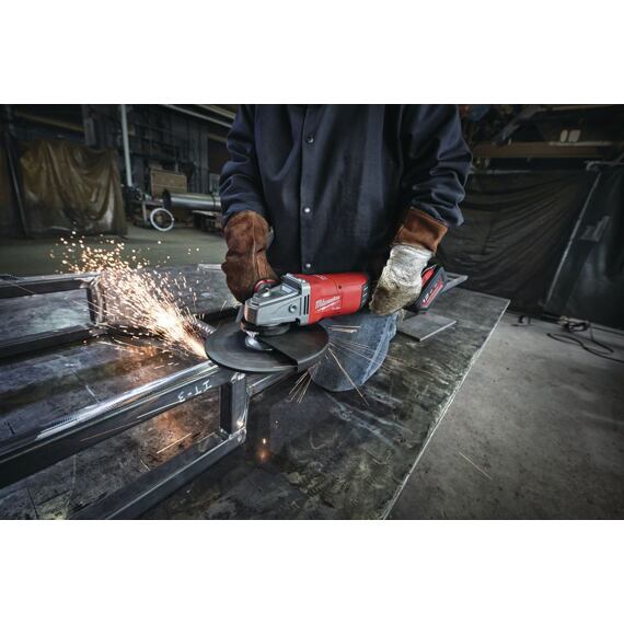 MILWAUKEE M18 FLAG230XPDB-121C aku úhlová bruska 230m 18V/1*12Ah, 5,3kg, AV rukojeť, kufr