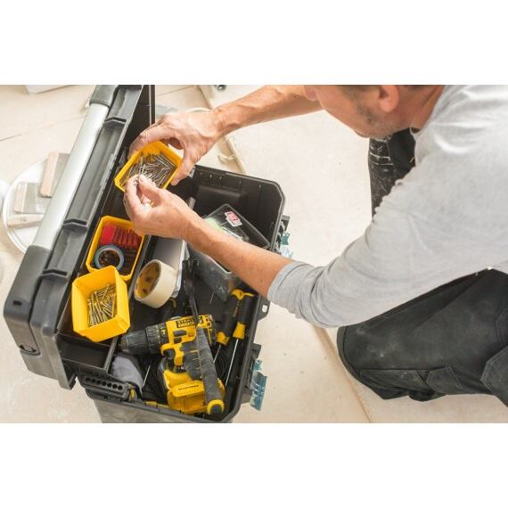 STANLEY FMST1-75792 profi box na náradie 52*30*28cm s Al rukoväťou, kovové uzamykateľné pracky