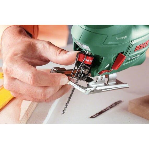 BOSCH PST 900 PEL přímočará pila 620W, upínání SDS, elektronika, nízké vibrace + 10 ks pilek