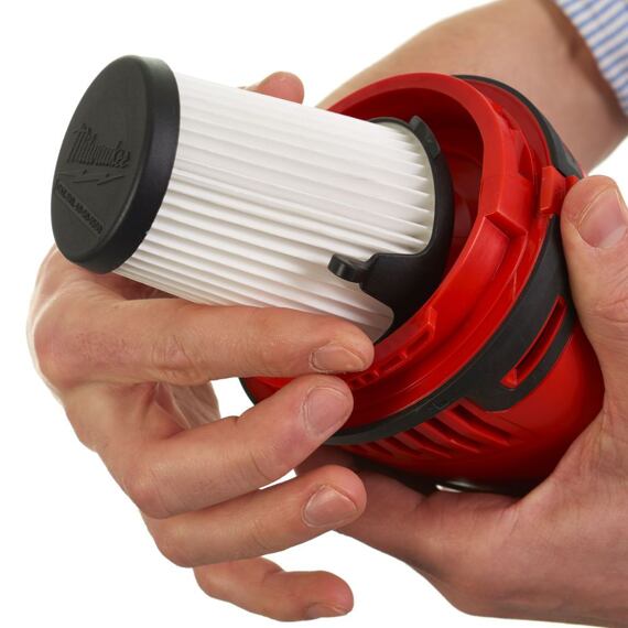 MILWAUKEE M12 HV-0 aku ruční vysavač 12V bez baterie, 934 l/min