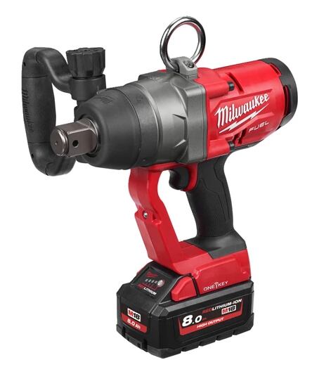 MILWAUKEE M18 ONEFHIWF1-802X rázový uťahovák 1", 18V/2*8Ah, 2400Nm 