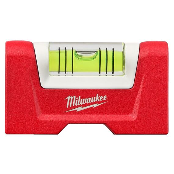 MILWAUKEE 4932472122 vodováha TORPEDO compact magnetická, délka 76mm, V-drážka pro trubky