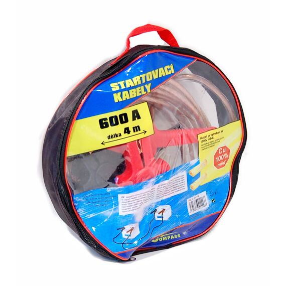 COMPASS startovací kabely 600A 4m Cu 01116