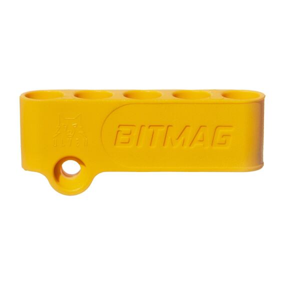 BITMAG držiak bitov k aku vŕtačkám MAGNETIC, composite, žltý