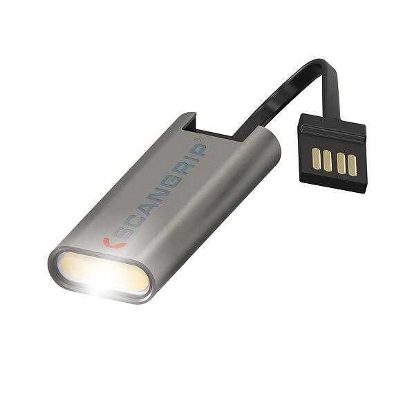 SCANGRIP FLASH MICRO R kompaktní svítilna LED 75lm, nabíjení USB, plynulé stmívání, 03.5113