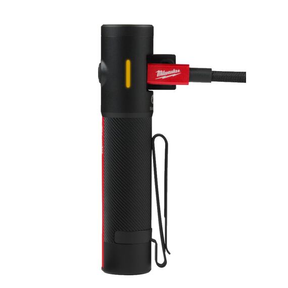 MILWAUKEE IR FL500 aku ručná nabíjacia lampa 4V, 500/100/10 lm, IP67, dosvit 100m