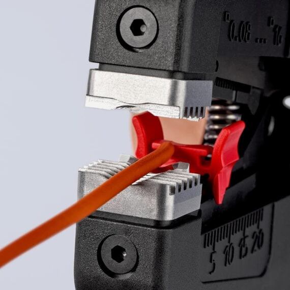 KNIPEX kleště odizolovací automat PreciStrip 16, pro průřez 0,08 - 16mm2, parabolická čepel 1252195