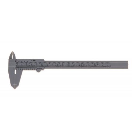 meradlo posuvné 150mm plast 14006
