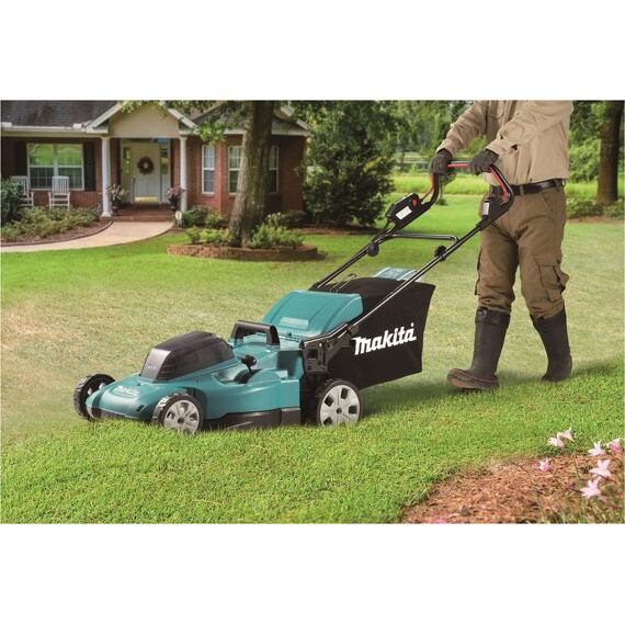 MAKITA DLM538Z aku kosačka 2*18V, 530mm, kolieska 180/230mm guľôčkové ložiská, Li-ion LXT, bez batér