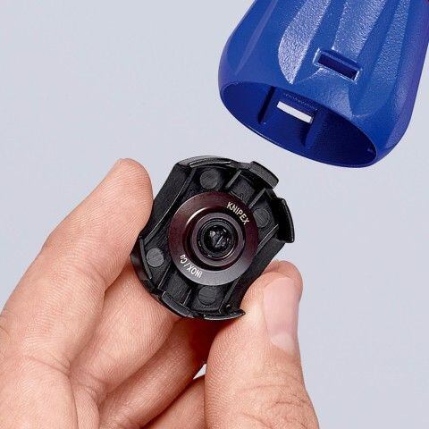 KNIPEX Tubix XL řezák velkých trubek pr.6-76mm, síla stěny až 2mm, pružinový mechanismus QuickLock