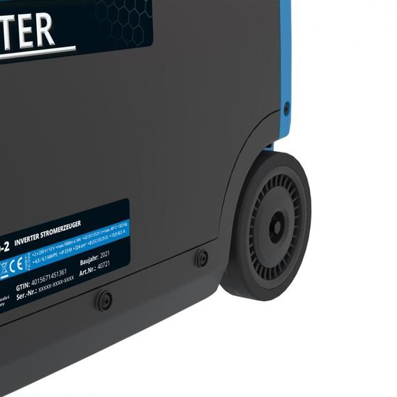 GÜDE ISG 3200-2 elektrocentrála invertorová 230V, výkon 3,5kW/3,2kW, elektronika AVR