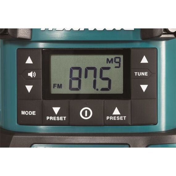 MAKITA DMR055 aku rádio s LED lampou LXT 14,4/18V, 260lm, bez baterie