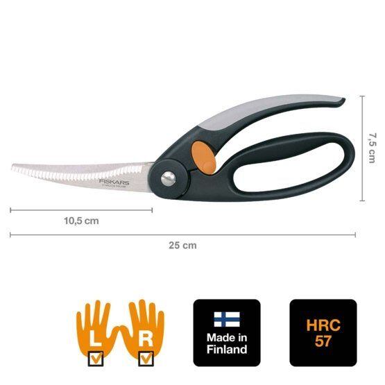 FISKARS 1003033 nůžky kuchařské 25cm FunctionalForm