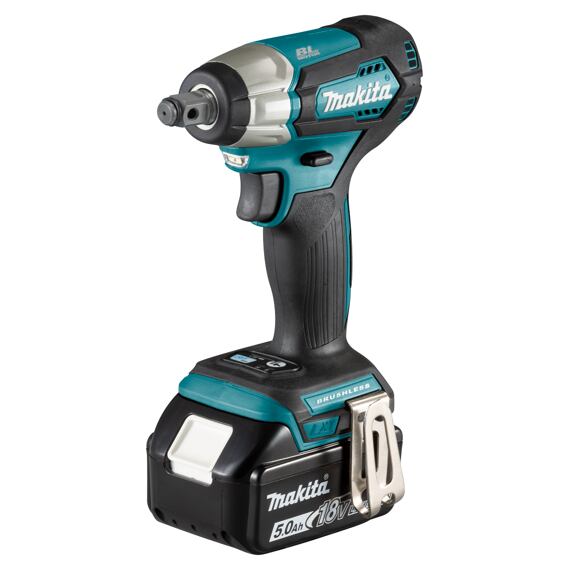 MAKITA DTW181RTJ aku rázový uťahovák 18V/2*5Ah, 1/2", 210Nm, MAKPAC