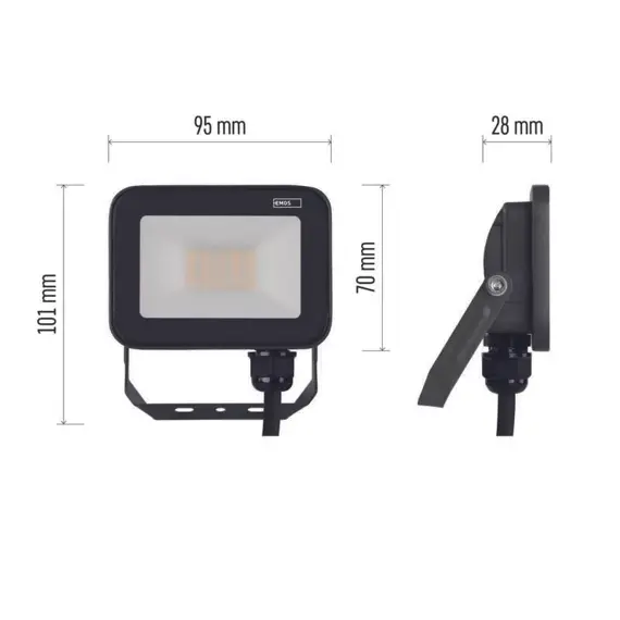 EMOS reflektor LED INOVO, 10W, 1100lm, ZS2612