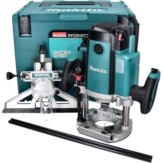 MAKITA RP2303FCXJ horná frézka s reguláciou 2100W, klieštiny 6+8+12mm, systainer MAKPAC