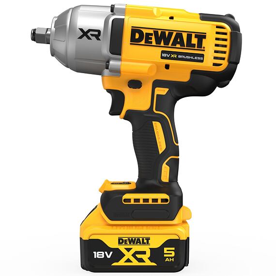DeWalt DCF900P2T aku rázový utahovák 18V/2*5Ah, 1355Nm, 1/2", kufr TSTAK