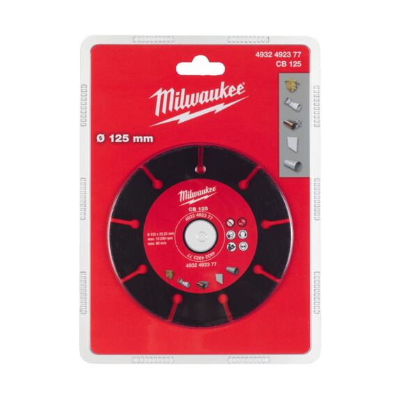 MILWAUKEE 4932492377 karbidový řezný kotouč 125*22,2mm