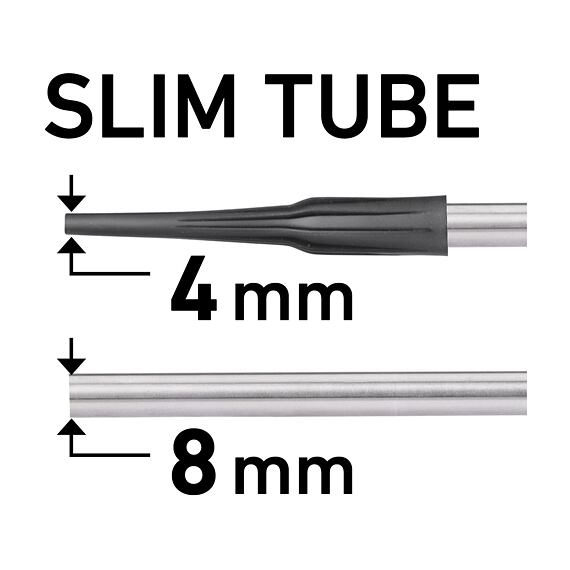 EXTOL Premium pistole na PU pěnu, trubice 8mm, v balení 4mm špička do úzkých prostor