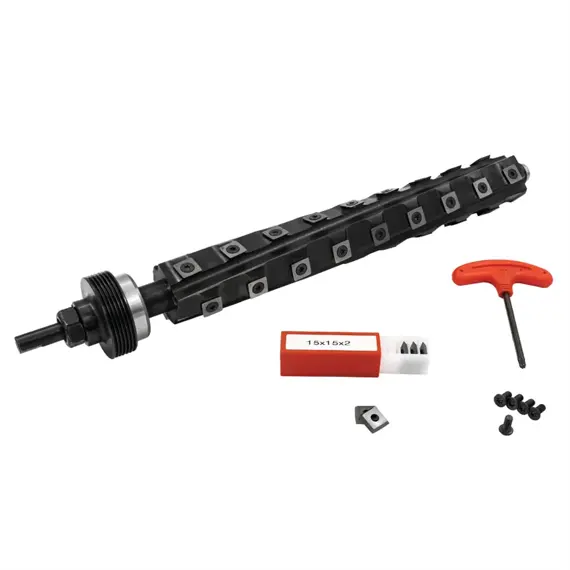 IGM PS33 tloušťkovací stolní fréza, spirálový žiletkový válec, max.š.330mm, výška 156mm