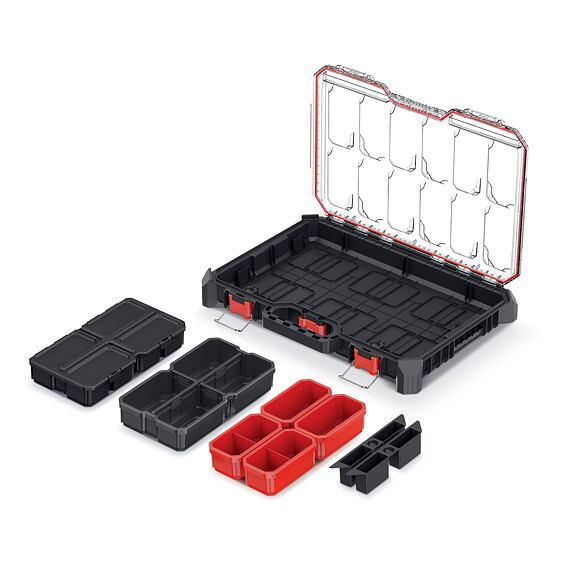 KISTENBERG organizér MSX 543*390*77mm, černý, vyjímatelné boxy