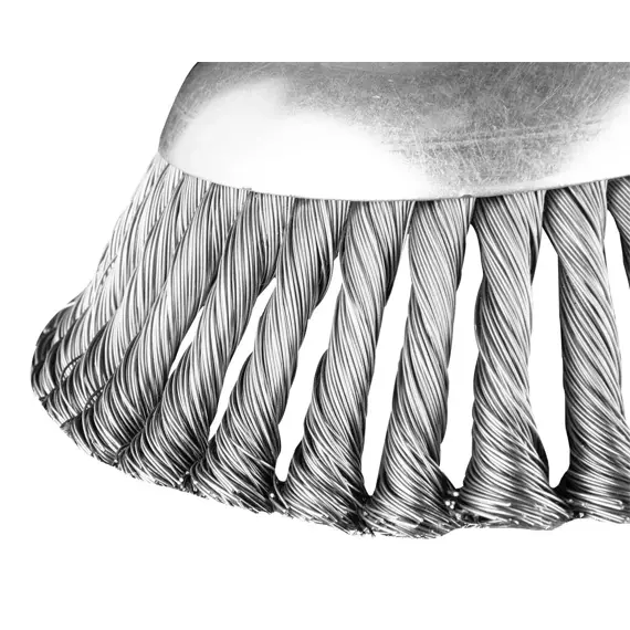 GRAPHITE drôtená vrkočová kefa pre krovinorezy 150mm/25,4mm, čistenie dlažieb