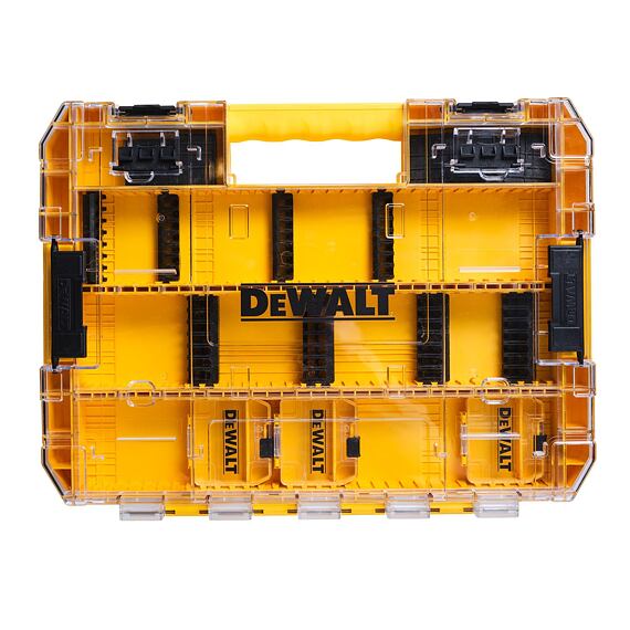 DeWalt DT70804-QZ sada organizérů ToughCase, velký + 3ks malý, přepážky pro přizpůsobení
