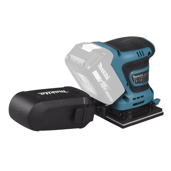 MAKITA DBO480Z aku vibrační bruska LXT 18V, 114*102mm, suchý zip, 11000/14000 ot./min.