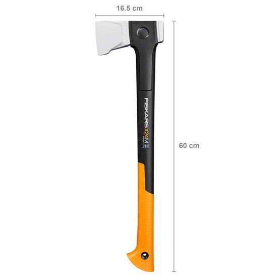 FISKARS 1069106 sekera štípací X-SERIE X24 M, hmotnost hlavy 1217g, délka topůrka 60cm