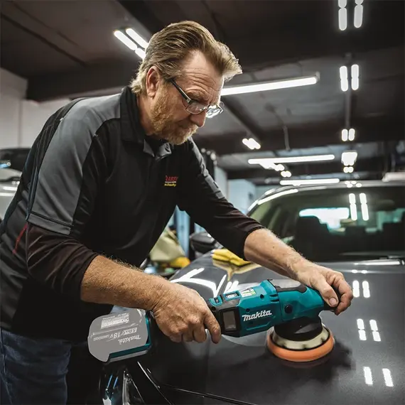MAKITA DPO500Z aku orbitální leštička 125mm, 18V, bez aku