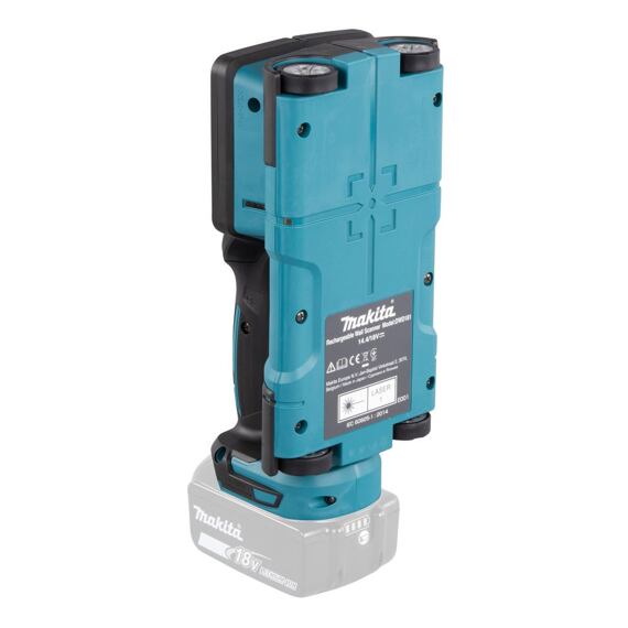 MAKITA DWD181ZJ aku detektor 18V LXT kov/plast/dřevo, LED bar. displej, laserová linie, bez baterie